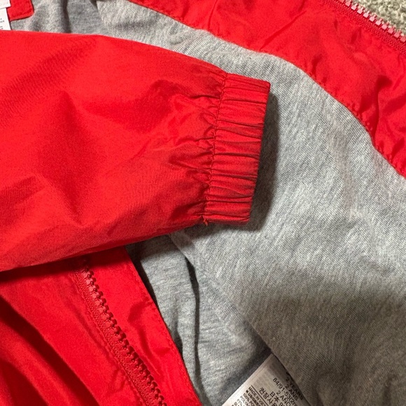 Baby Gap Kids Red Hooded Spring Jacket Size 2 - Picture 6 of 7